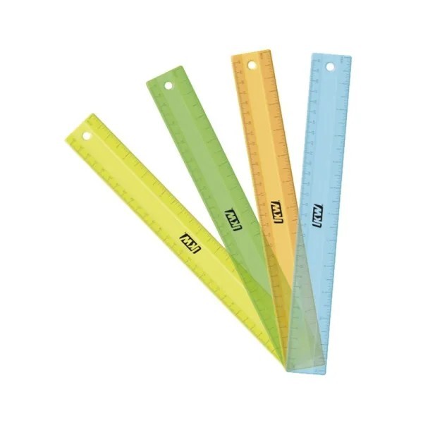 REGLA PLAST. FLEXIBLE 30CM IKW COL. NEON 626 E.24 C.240